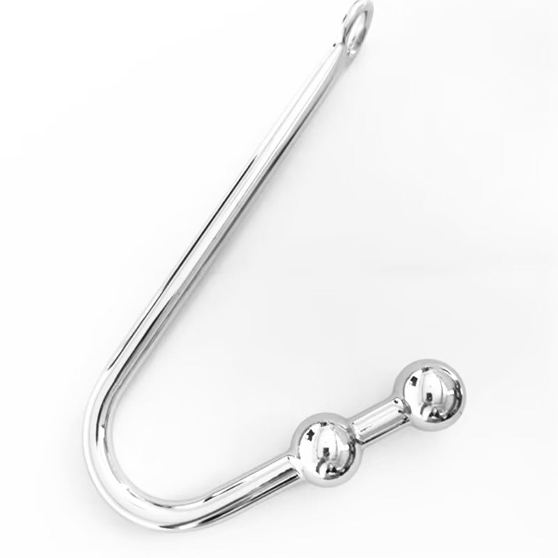 Metal Double Ball Anal Hook