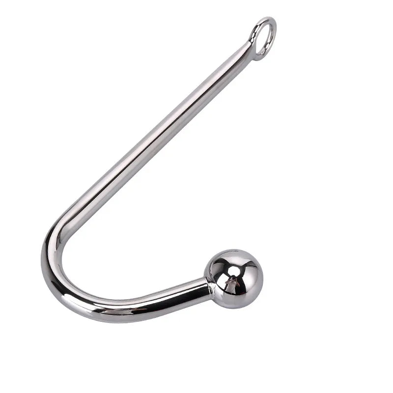 Metal Single Ball Anal Hook
