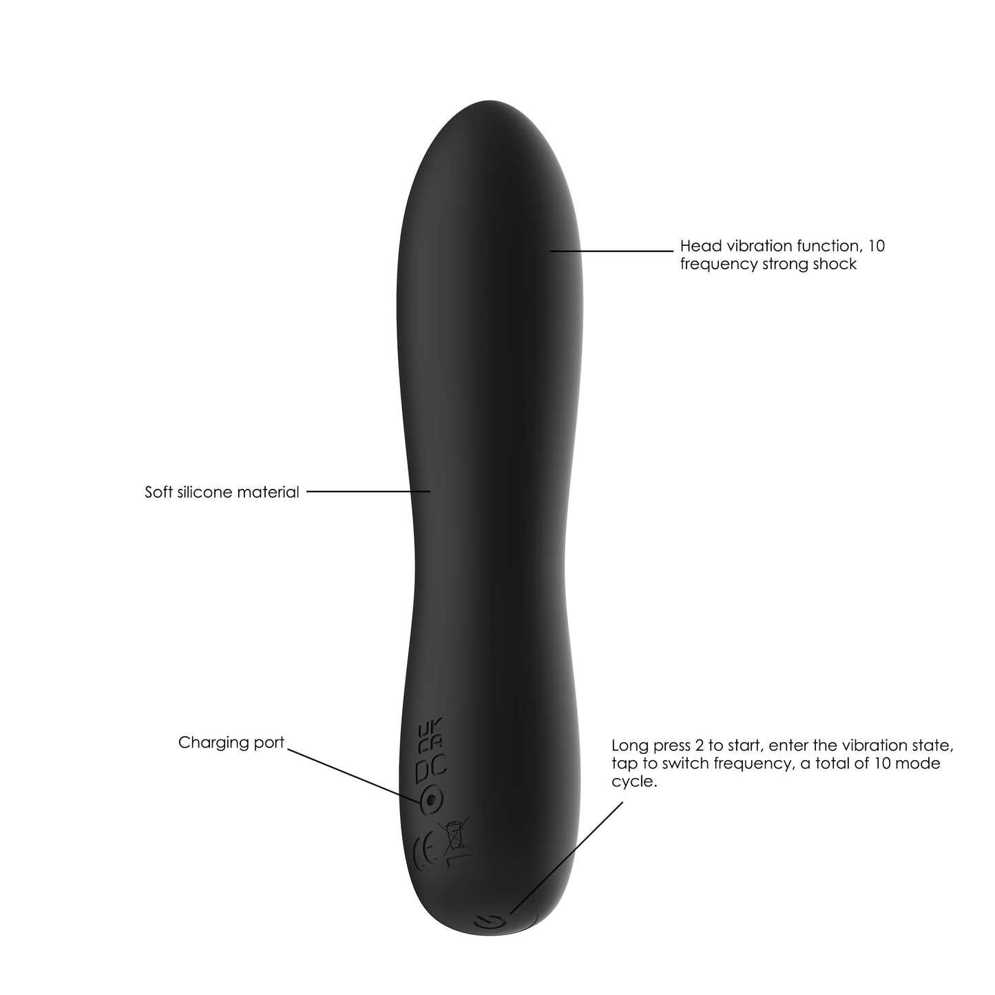 Winyi Brandy Bullet Black