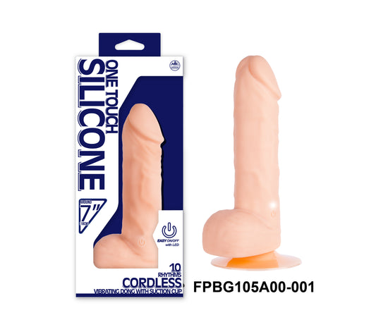 One Touch 7" Silicone Vibrator