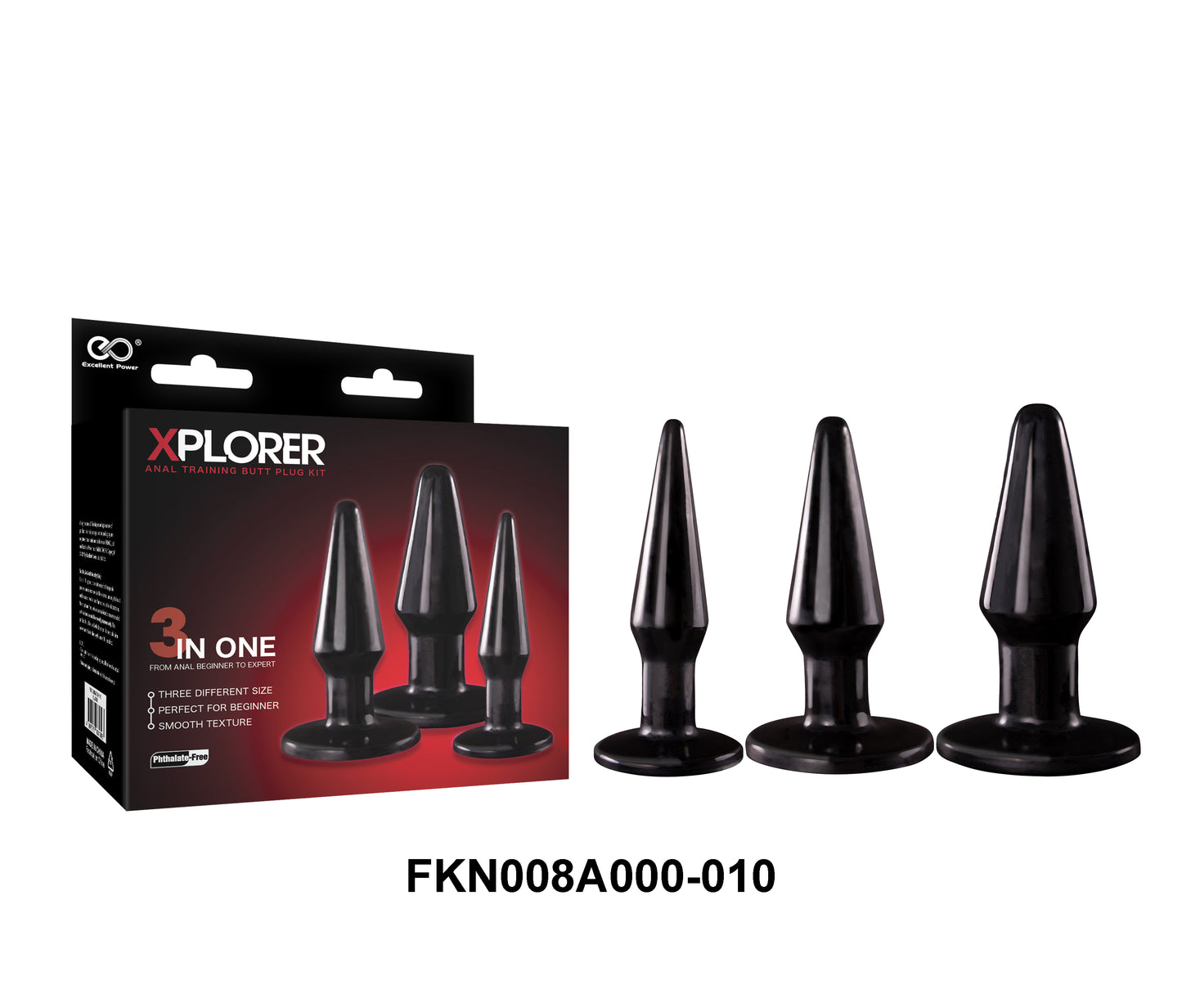 Xplorer Butt Plug Kit Plug