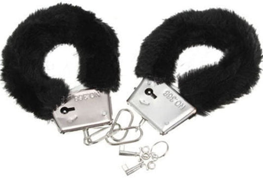 Baile Furry Handcuffs Black