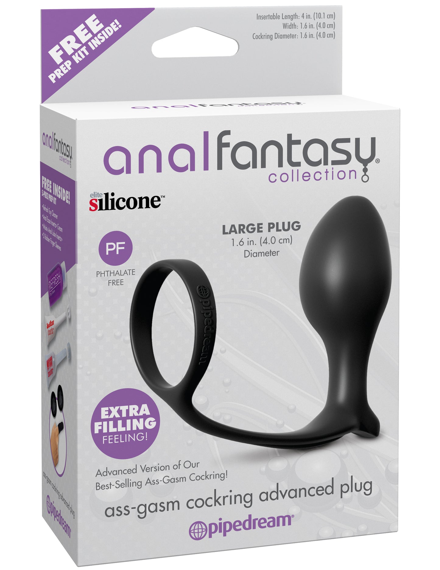 Anal Fantasy Ass-gasm Cockring Advanced Plug