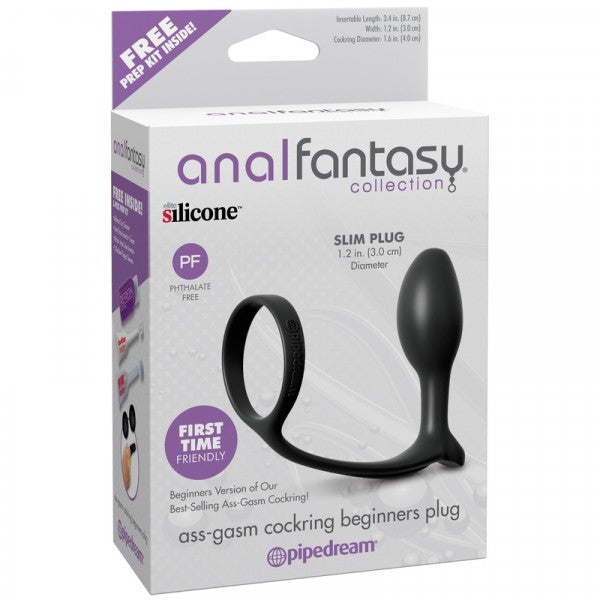 Anal Fantasy Ass-gasm Cockring Beginner's Plug