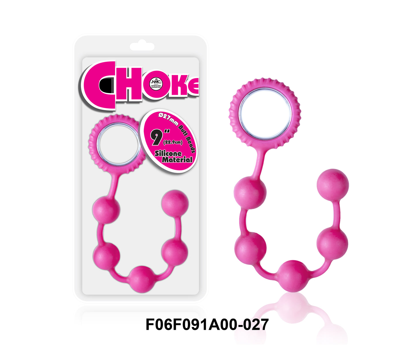 Choke 9" Silicone Anal Beads