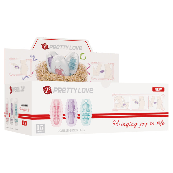 Pretty Love Double Sided Egg Masturbators 15pc
