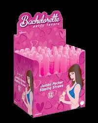 Bachelorette Jumbo Pecker Sipping Straw