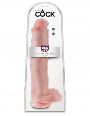 King Cock 15" with Balls