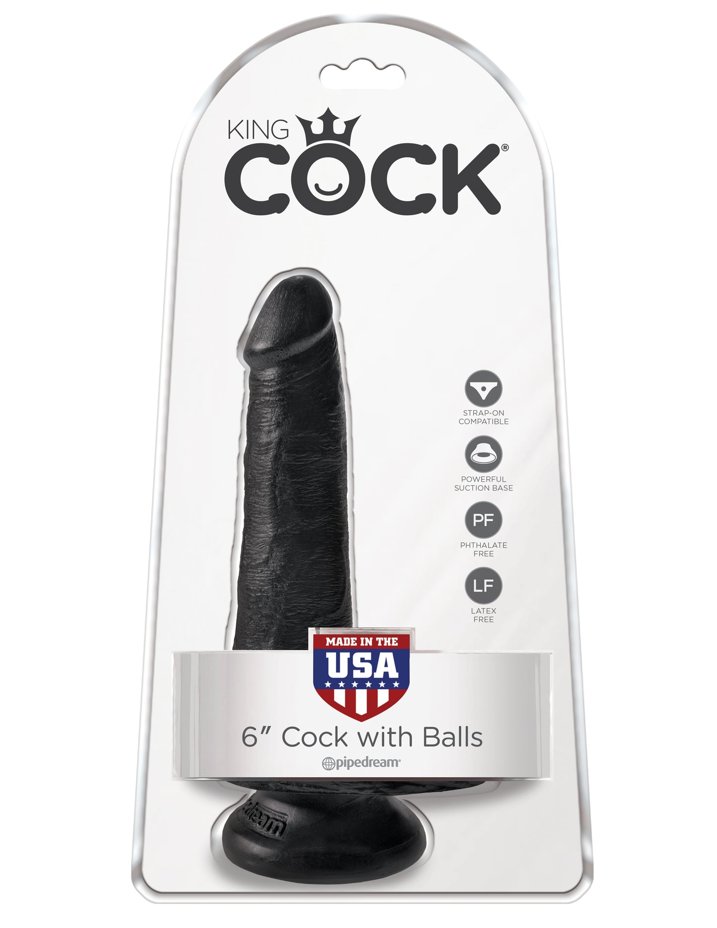 King Cock 6" with Balls
