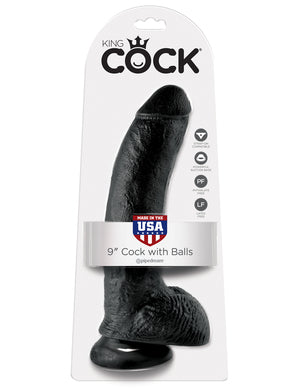 King Cock 9" with Balls