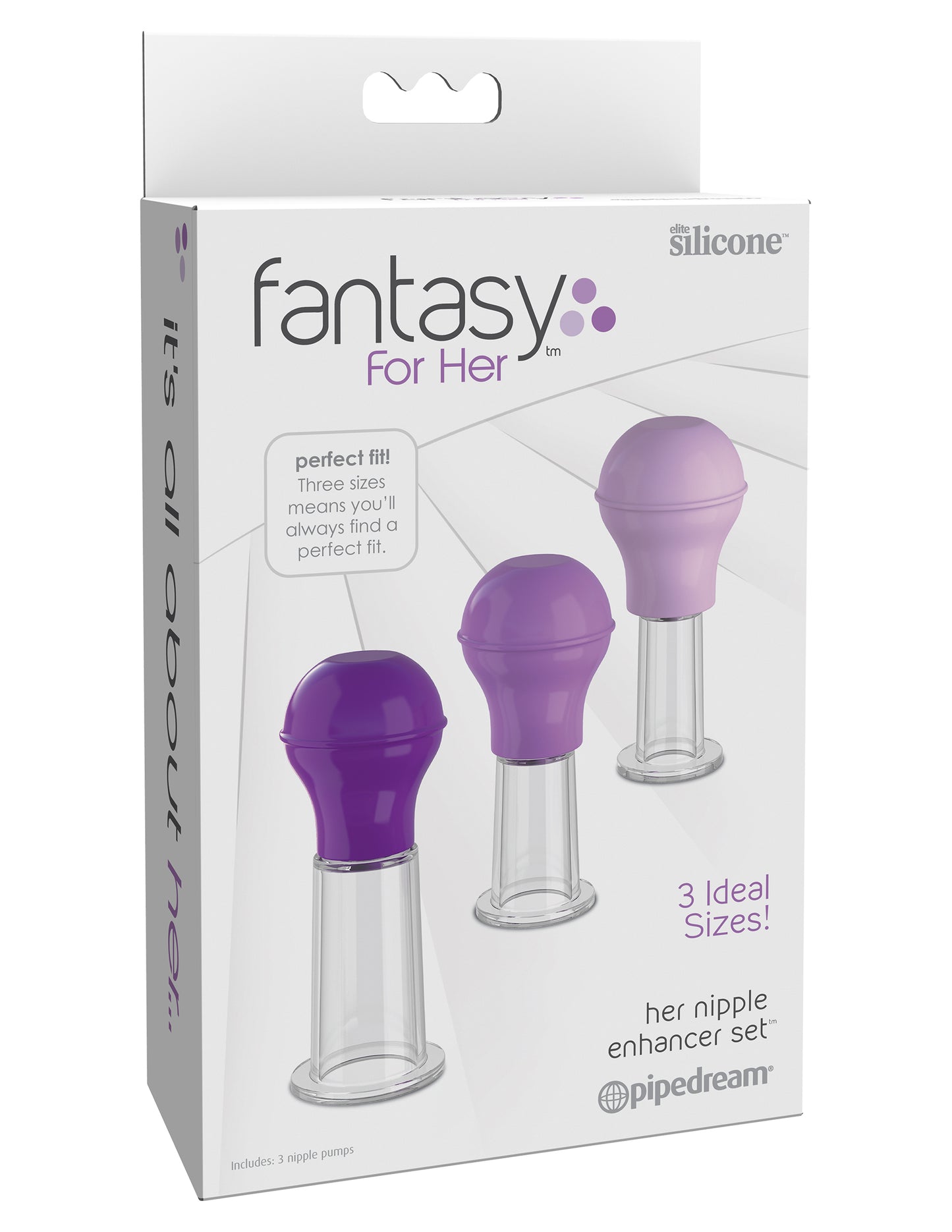 Fantasy For Her Nipple Enhancer Set 3pc