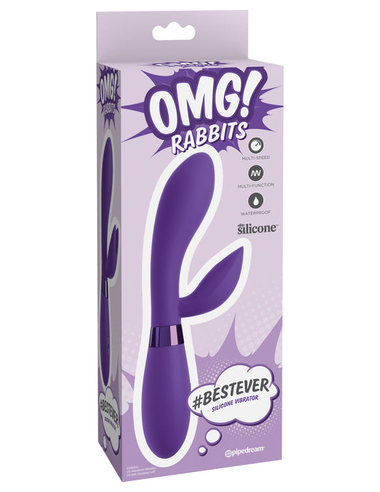 OMG Rabbit Best Ever Flat Purple