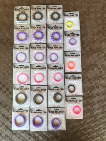 Ringmaster Assorted Silicone Cockrings (individual)