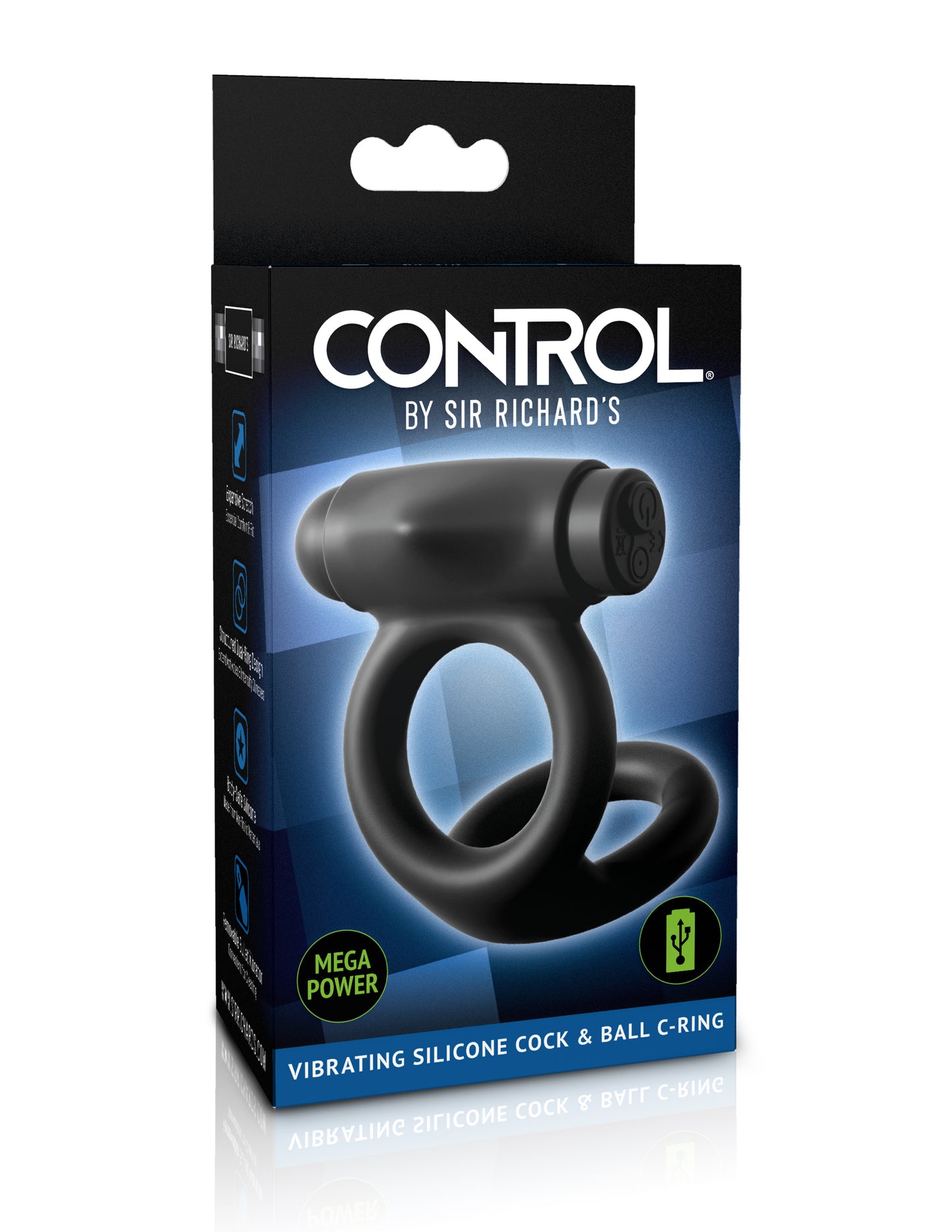 Sir Richards Vibrating Silicone Cock & Ball C Ring