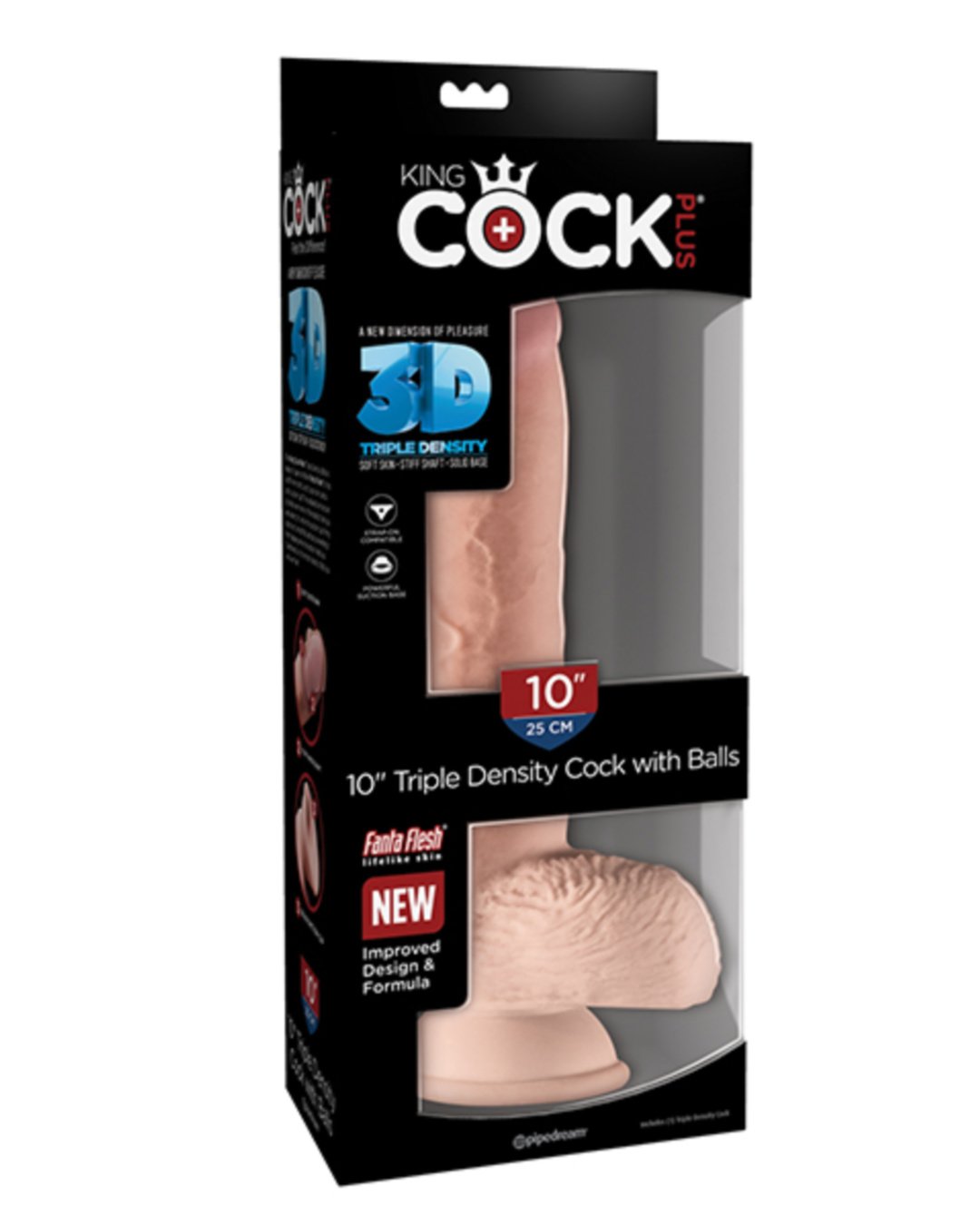 King Cock Triple Density 10" with Balls