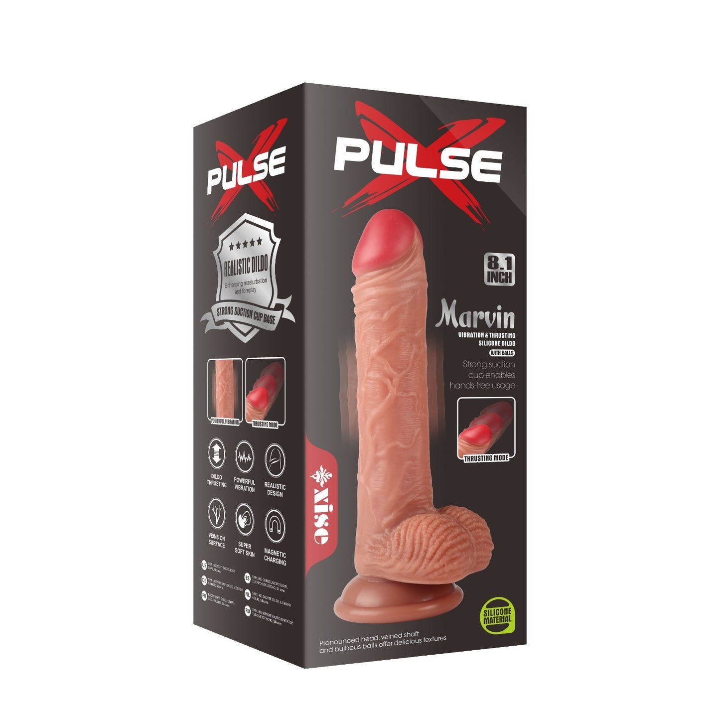 Pulse X Marvin Thrusting Dildo