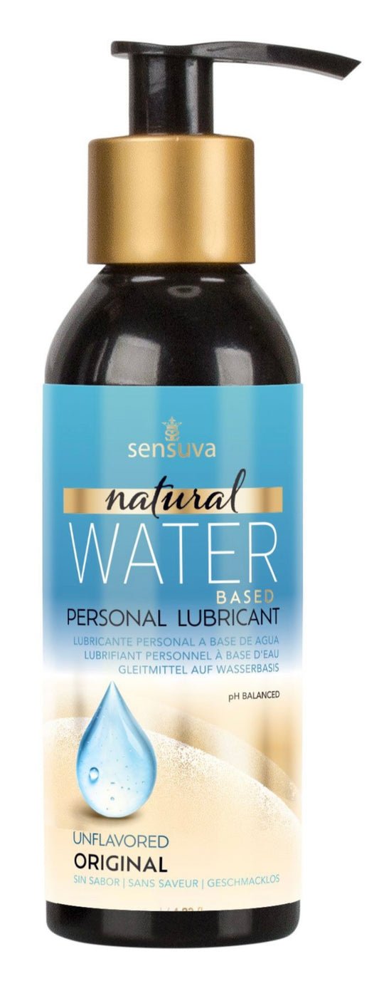 Sensuva Natural Water Based Lubricant 4oz