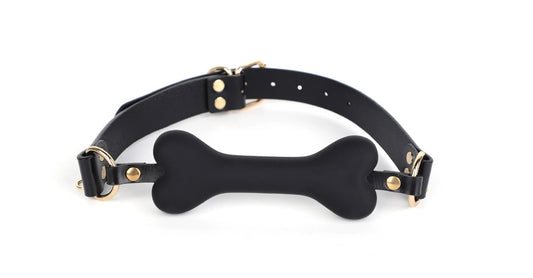 JCW Silicone Dog Bone Gag Black