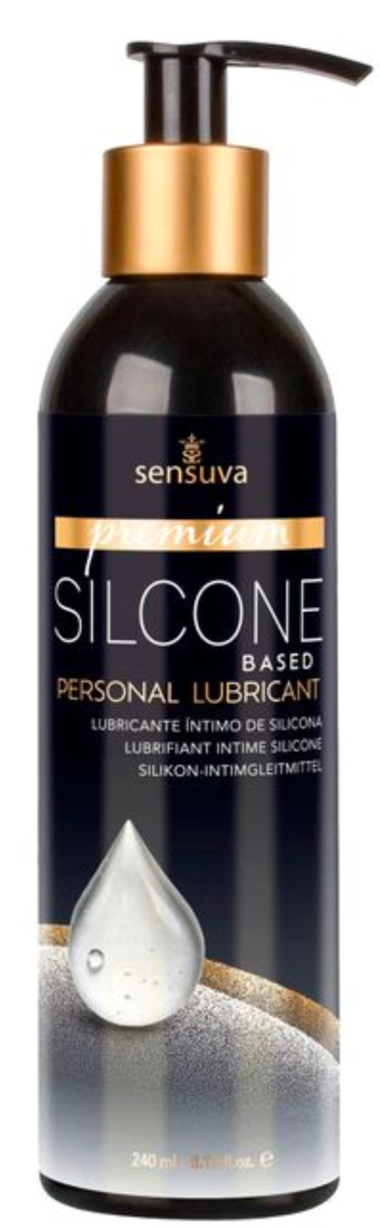 Sensuva Premium Silicone Lubricant 8oz