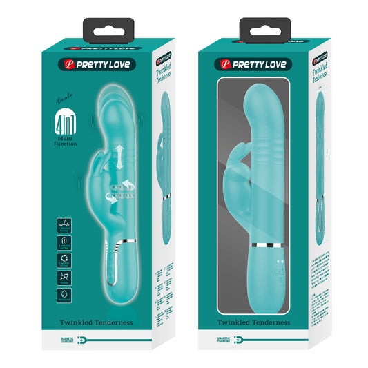 Pretty Love Twinkled Tenderness Aqua Rabbit
