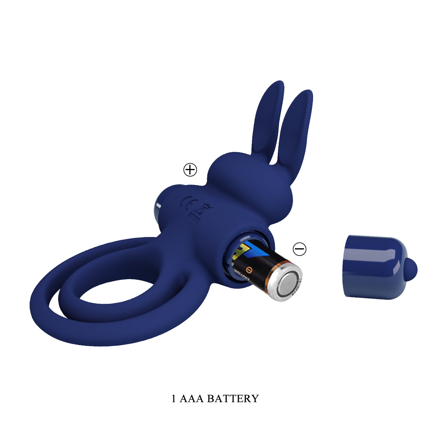 Pretty Love Powerful Rabbit Ring Blue