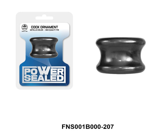 Power Sealed Cock Ornament Black