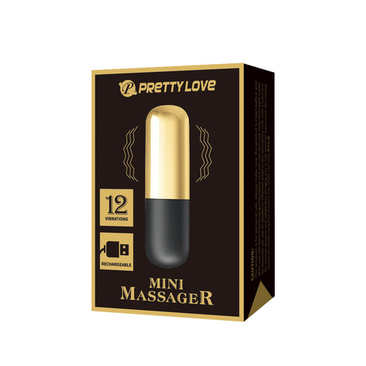 Pretty Love Mini Gold Massager