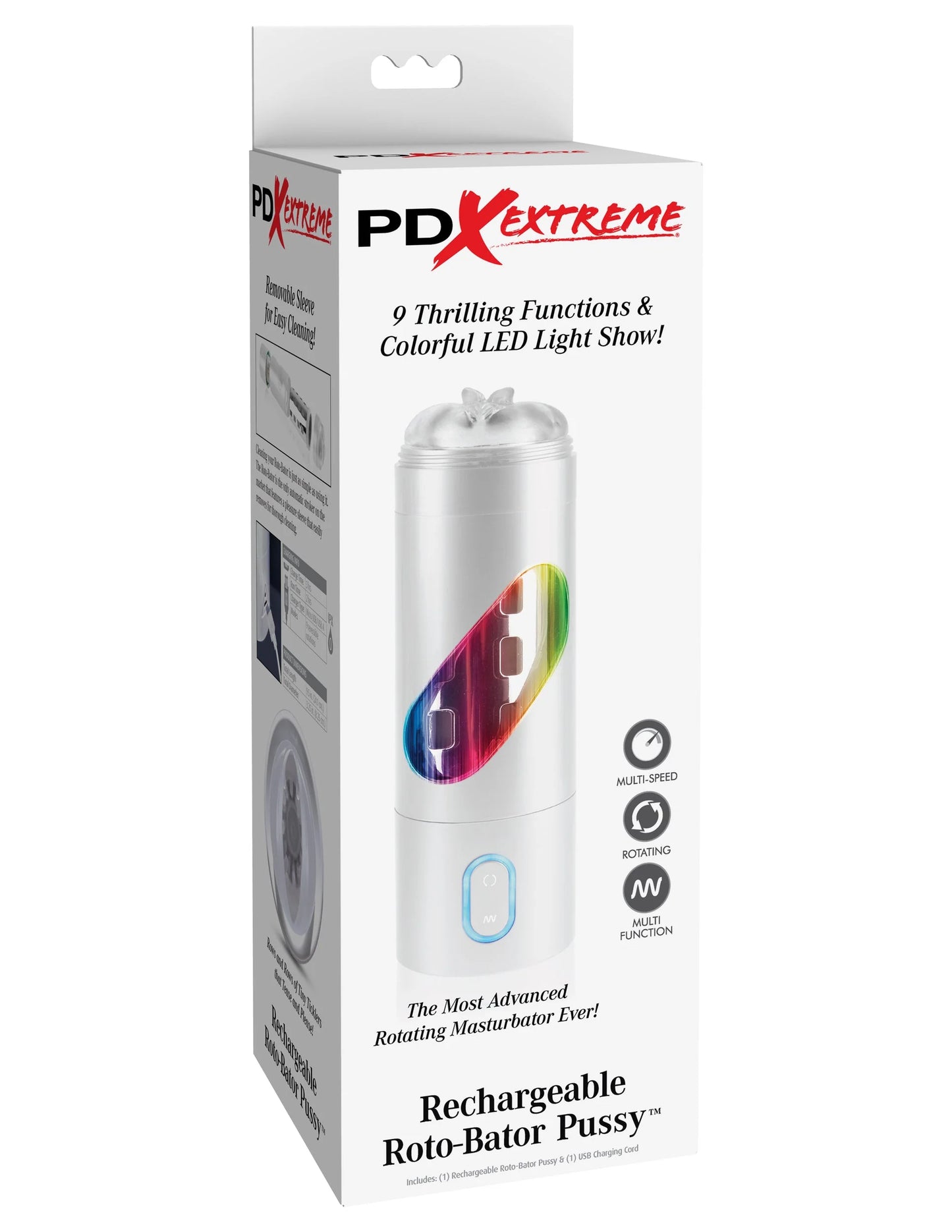 Pipedream Extreme Rechargeable Roto-Bator Pussy