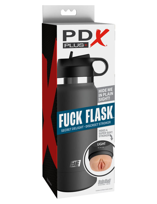 PDX Plus Fuck Flask Secret Delight Grey