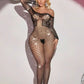 JCW 7244 Diamante Outfit Black