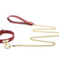 JCW Red and Gold Collar & Leash