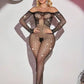 JCW 7244 Diamante Outfit Black