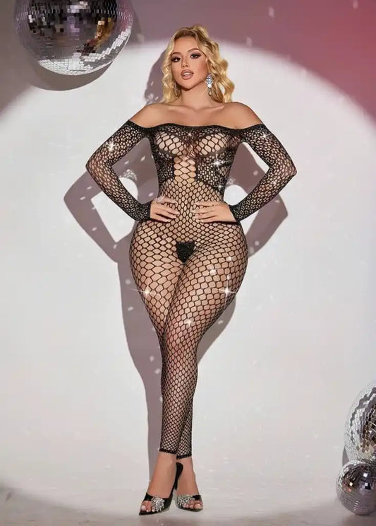JCW 7244 Diamante Outfit Black