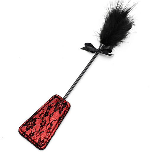 JCW Corset Feather Paddle Red