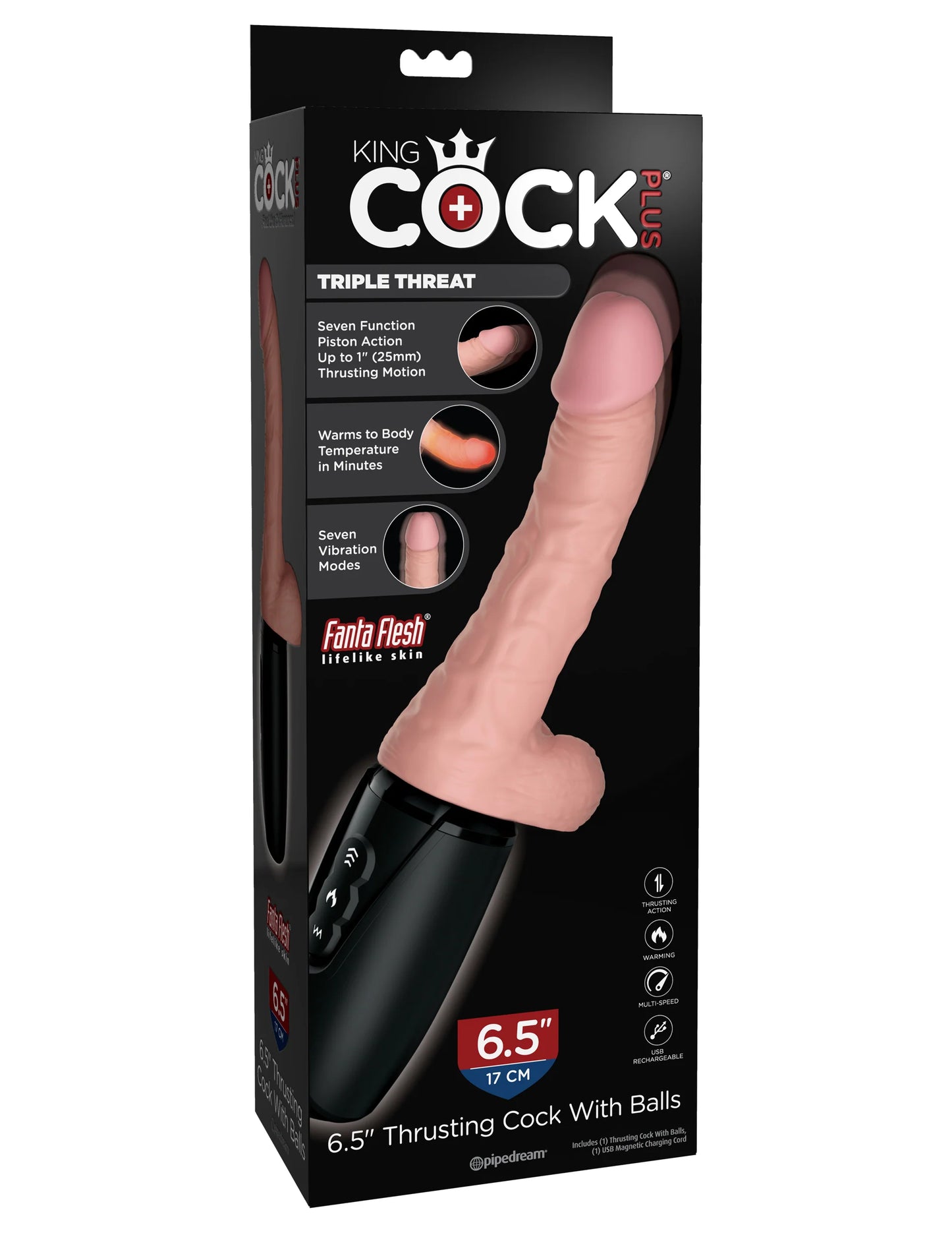 King Cock 6.5" Thrusting Cock
