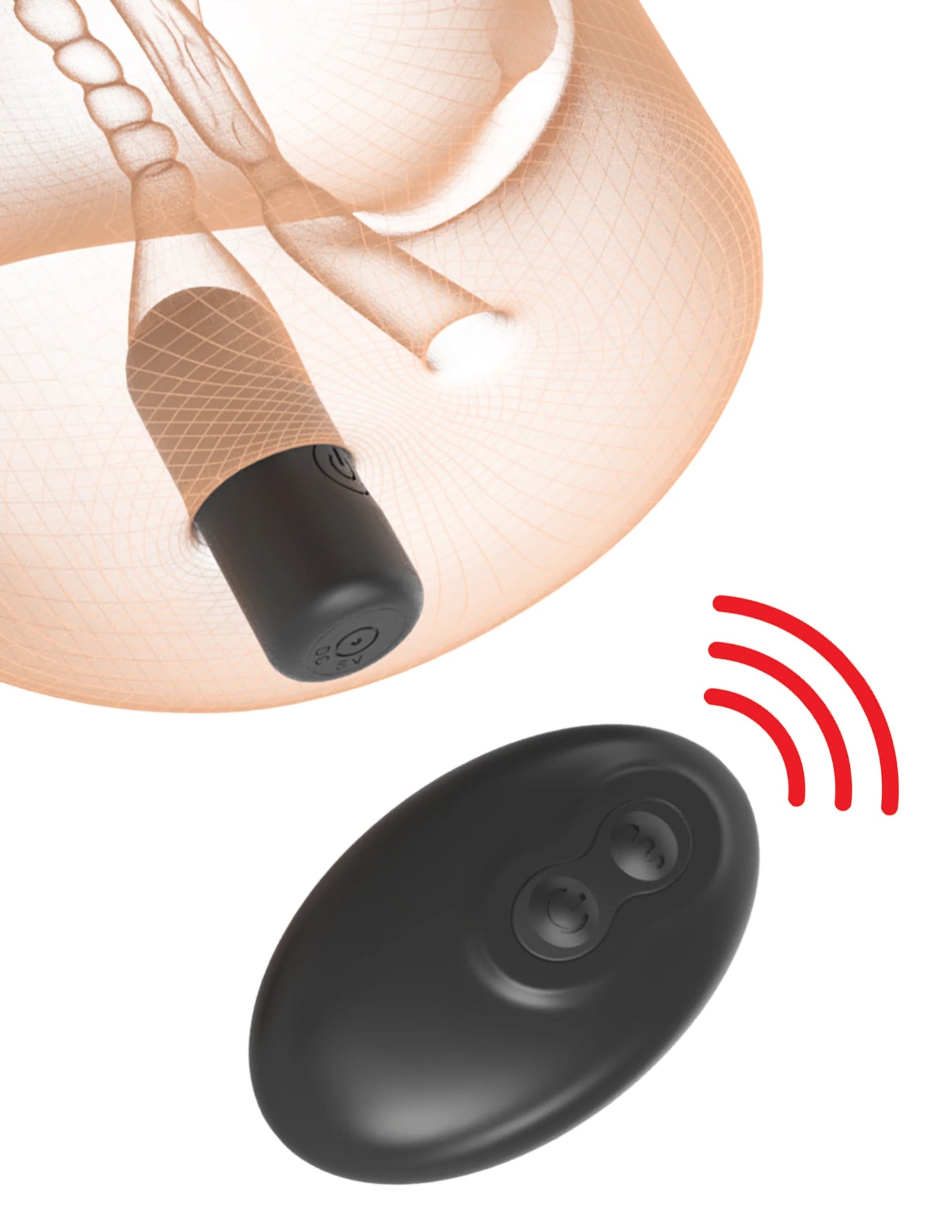 Double Pounder Vibrating Squeeze Stroker