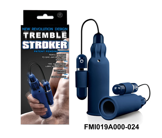 Tremble Stroker Masturbator Large Blue