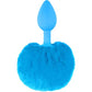 Neon Bunny Tail Butt Plug