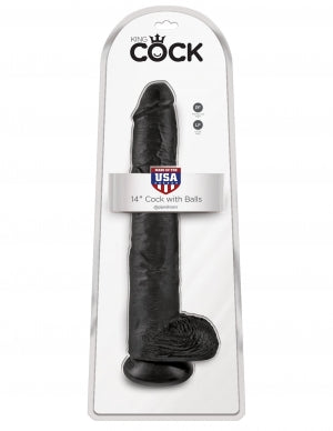 King Cock 14" with Balls