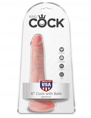 King Cock 6" with Balls