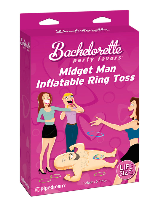 Bachelorette Midget Man Inflatable Ring Toss