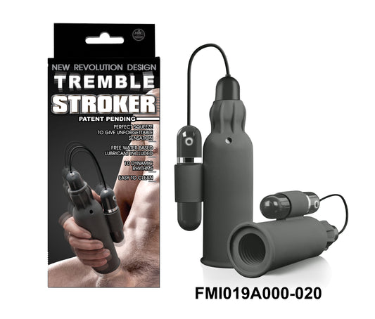 Tremble Stroker Masturbator Large Grey