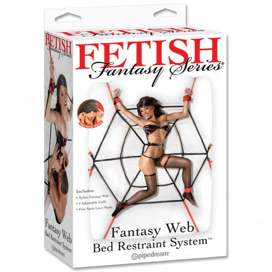 Fetish Fantasy Fantasy Web Bed Restraint System